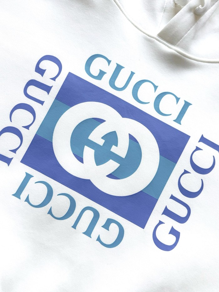 NIGO Gucci Women's Spring/fall Solid Color Letter Print Hooded Long Sleeve Casual Fashion Sweatshirt #nigo78144