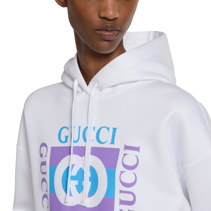 NIGO Gucci Women's Spring/fall Solid Color Letter Print Hooded Long Sleeve Casual Fashion Sweatshirt #nigo78144
