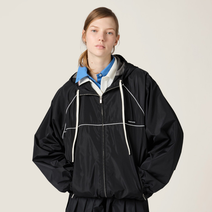 NIGO MiuMiu Women's Spring/Summer Solid Color Fashionable Casual Zipper Sun Protection Windbreaker Long Sleeve Jacket #nigo78157