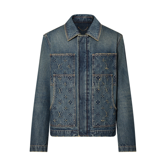NIGO Louis Vuitton Workwear Denim Jacket Carpenter Pants Spring Autumn Long Sleeved Coat And Set #nigo96337