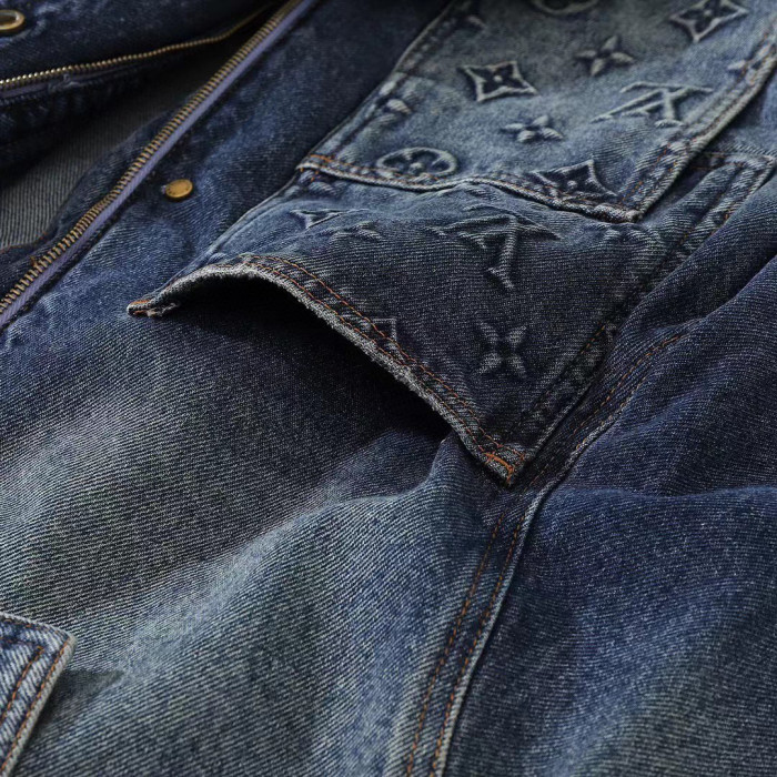 NIGO Louis Vuitton Workwear Denim Jacket Carpenter Pants Spring Autumn Long Sleeved Coat And Set #nigo96337