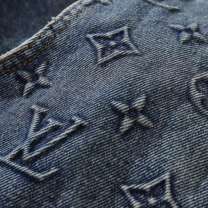 NIGO Louis Vuitton Workwear Denim Jacket Carpenter Pants Spring Autumn Long Sleeved Coat And Set #nigo96337
