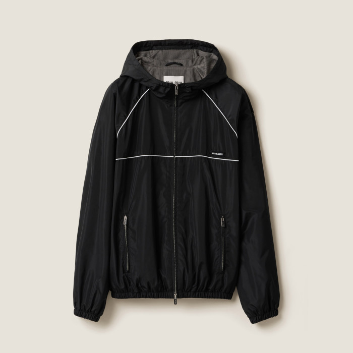 NIGO MiuMiu Women's Spring/Summer Solid Color Fashionable Casual Zipper Sun Protection Windbreaker Long Sleeve Jacket #nigo78157