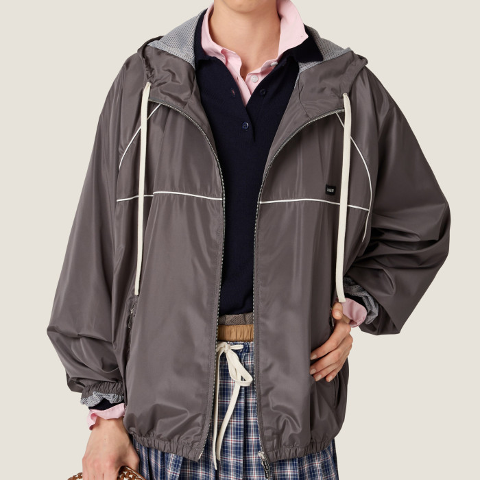 NIGO MiuMiu Women's Spring/Summer Solid Color Fashionable Casual Zipper Sun Protection Windbreaker Long Sleeve Jacket #nigo78157