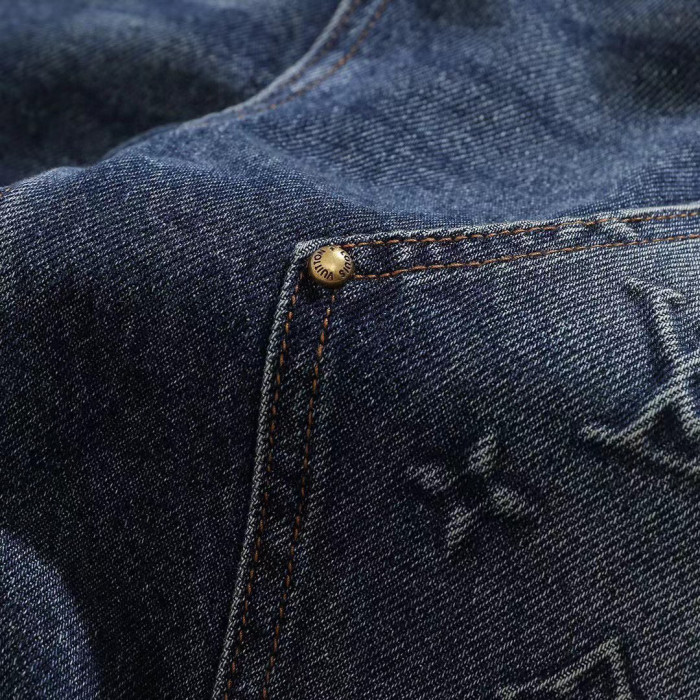 NIGO Louis Vuitton Workwear Denim Jacket Carpenter Pants Spring Autumn Long Sleeved Coat And Set #nigo96337