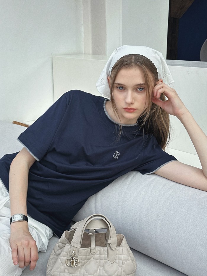NIGO Burberry Men's Summer Solid Color Fashion Casual Round Neck Short Sleeve Logo Print T-shirt #nigo78171