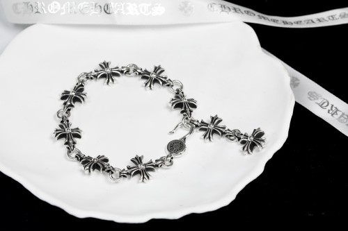 NIGO Chrome Hearts Cross Bracelet Fashion Trend Hip Hop Punk Style Sanskrit Jewelry Accessories #nigo81424