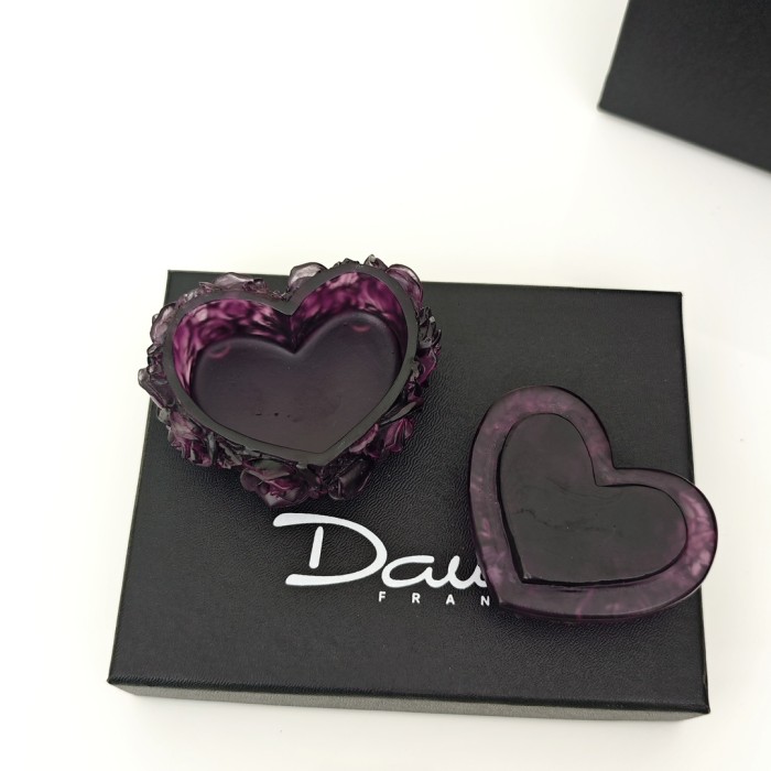 NIGO Daum Classic Fashion Rose-Shaped Jewelry Box, Multi-Colored Decorative Box, Exquisite Tabletop Ornament Accessories Ngvp #nigo2141