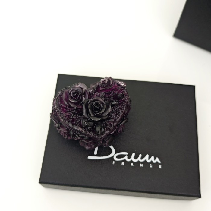 NIGO Daum Classic Fashion Rose-Shaped Jewelry Box, Multi-Colored Decorative Box, Exquisite Tabletop Ornament Accessories Ngvp #nigo2141