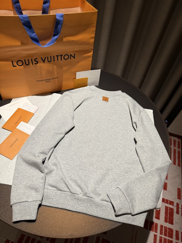 NIGO Louis Vuitton Men's Spring/Fall Solid Color Fashion Casual Embroidered Print Round Neck Long Sleeve Sweatshirt #nigo78212