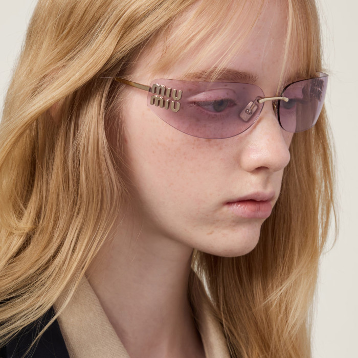 NIGO MiuMiu Men's And Women's Classic Minimalist Sunglasses That Perfectly Blend Simplicity And Fashion Featuring An Irregular Shape Design  Accessories Casual Glasses #nigo78199