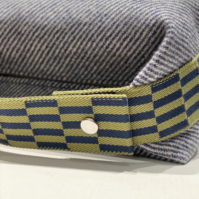 NIGO Hermes Classic Casual Color Block Canvas Tote Bag Makeup Bag Toiletry Bag Bags #nigo78245