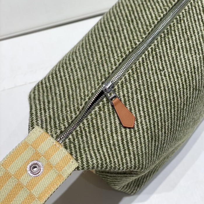 NIGO Hermes Classic Casual Color Block Canvas Tote Bag Makeup Bag Toiletry Bag Bags #nigo78245