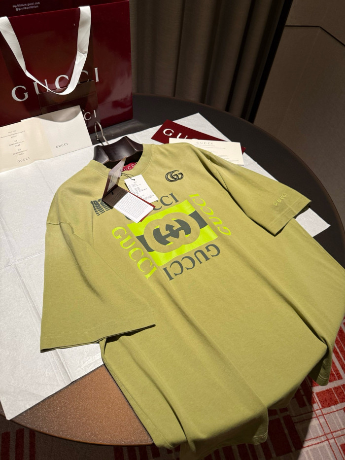 NIGO Gucci Men's Summer Solid Color Fashion Casual Printed Pattern Cotton Knitted Round Neck Short Sleeve T-Shirt #nigo78254