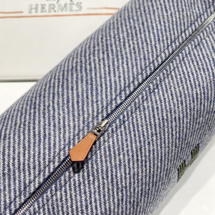 NIGO Hermes Classic Casual Color Block Canvas Tote Bag Makeup Bag Toiletry Bag Bags #nigo78245