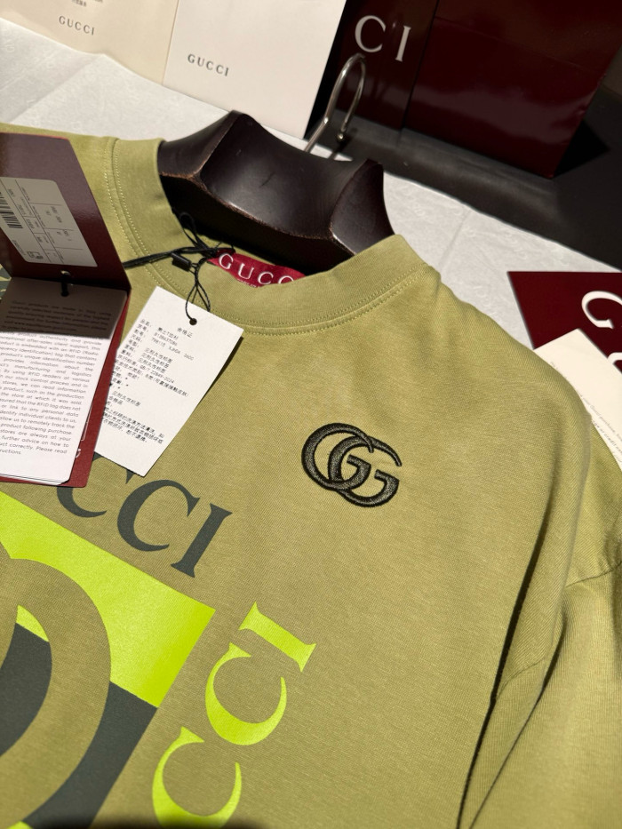 NIGO Gucci Men's Summer Solid Color Fashion Casual Printed Pattern Cotton Knitted Round Neck Short Sleeve T-Shirt #nigo78254