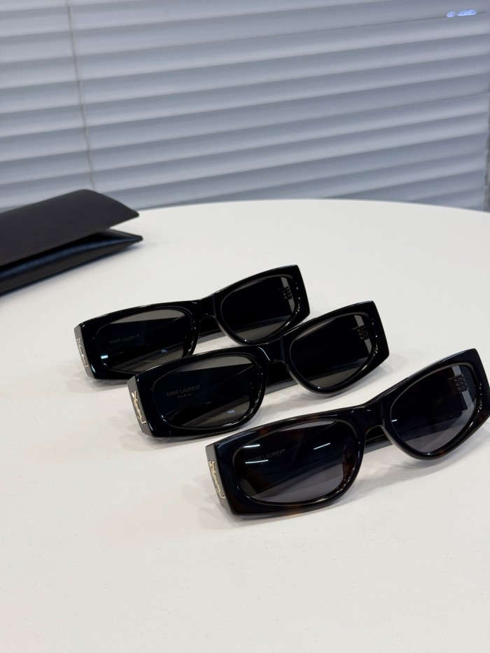 NIGO SAINT LAURENT SL M140/F Men's And Women's Classic Fashion Logo Design Rectangular Sunglasses Glasses  Accessories #nigo78247