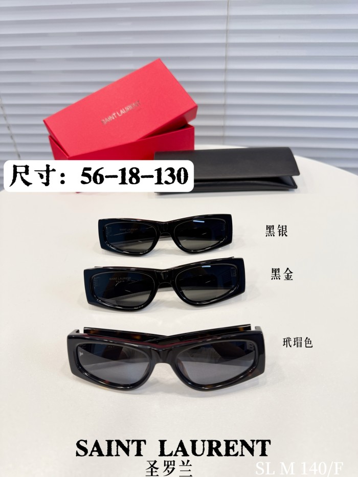 NIGO SAINT LAURENT SL M140/F Men's And Women's Classic Fashion Logo Design Rectangular Sunglasses Glasses  Accessories #nigo78247