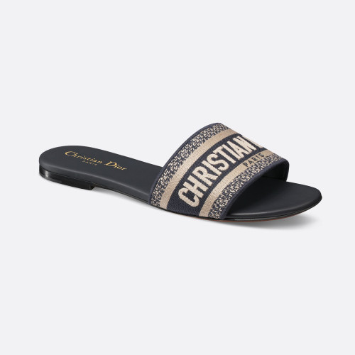 NIGO Dior Dway Women's Spring/Summer Fashion Round Toe Cotton Embroidered Slip On Slippers Shoes #nigo78272
