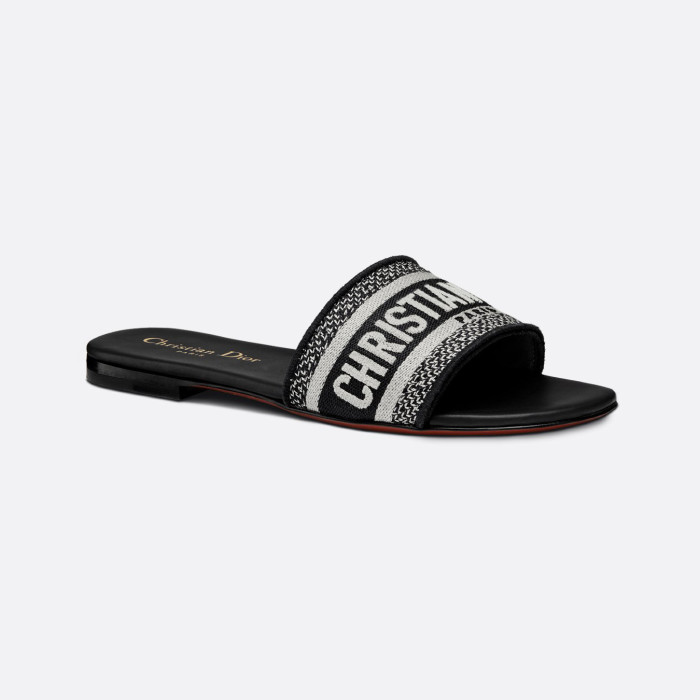 NIGO Dior Dway Women's Spring/Summer Fashion Round Toe Cotton Embroidered Slip On Slippers Shoes #nigo78272