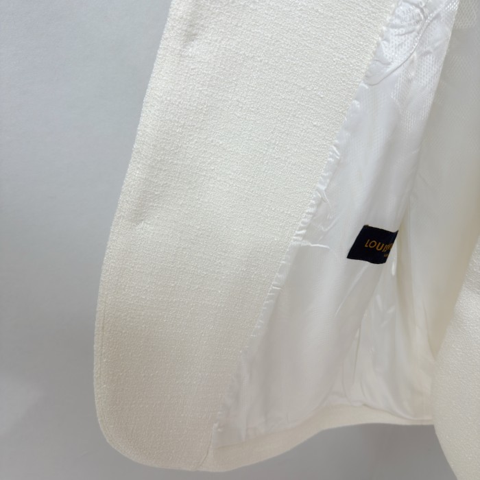 NIGO Louis Vuitton Men's Spring/Fall Solid Color Classic Casual Cotton Letter Embroidered Logo Collarless Single Breasted Long Sleeved Jacket #nigo78269