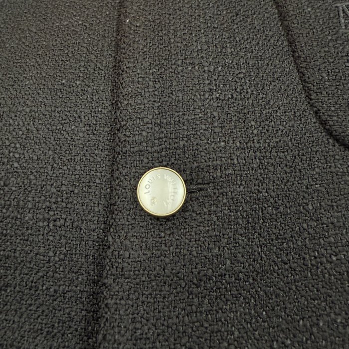 NIGO Louis Vuitton Men's Spring/Fall Solid Color Classic Casual Cotton Letter Embroidered Logo Collarless Single Breasted Long Sleeved Jacket #nigo78269