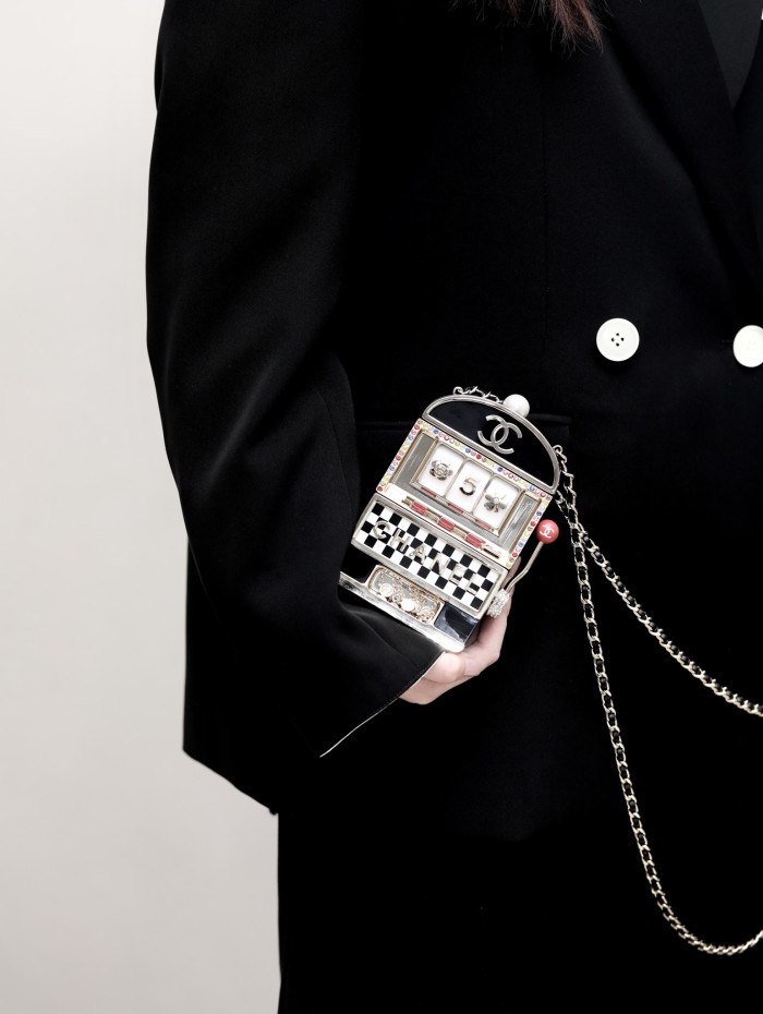 NIGO Chanel Women's Fashion Mini Acrylic Game Machine Bag Letter Geometry Pattern Casual Crossbody Bag #nigo71235