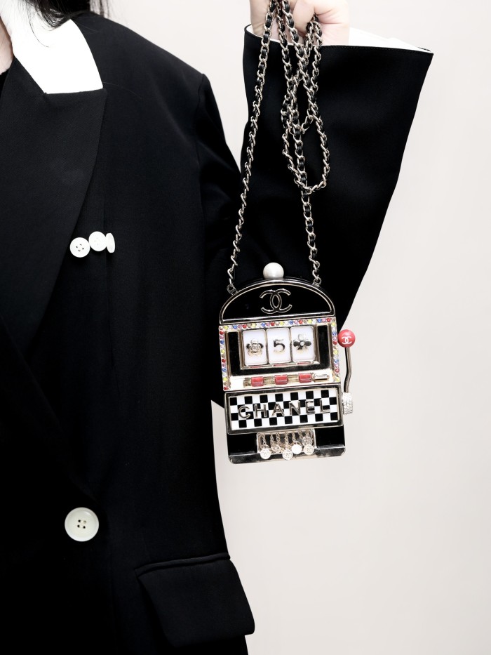 NIGO Chanel Women's Fashion Mini Acrylic Game Machine Bag Letter Geometry Pattern Casual Crossbody Bag #nigo71235