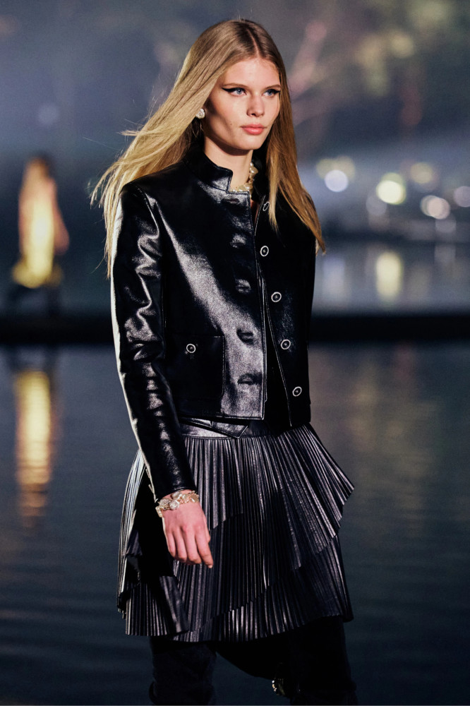 NIGO Chanel Women's Spring/Autumn Single-Breasted Sheepskin Leather Solid Color Stand-Up Collar Long Sleeve Jacket Ngvp #nigo2155