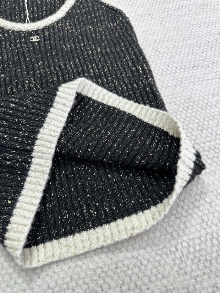 NIGO Chanel Women's-Vest  Summer Color Block Round Neck Sleeveless Logo Embellished Starry Sky Tank Top #nigo78274
