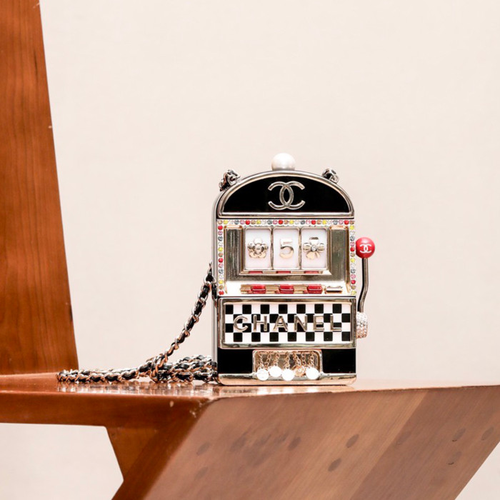 NIGO Chanel Women's Fashion Mini Acrylic Game Machine Bag Letter Geometry Pattern Casual Crossbody Bag #nigo71235