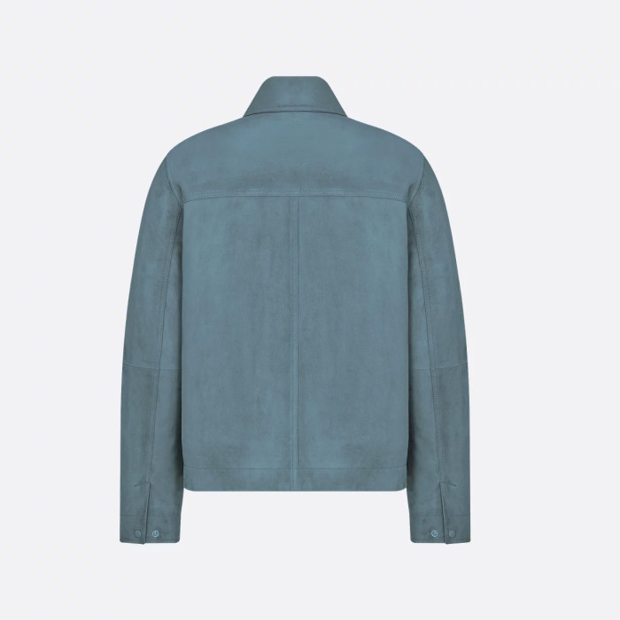 NIGO Dior Men's Spring/Autumn Fashion Casual Solid Color Lapel Embossed Logo Single Breasted Long Sleeved Short Leather Jacket #nigo78285