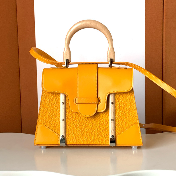 NIGO GOYARD Saigon Women's Fashion Classic Detachable Shoulder Strap Leather Mini Tote Bag Handbag Bags SAIGOBMINCG-03CL03P #nigo78294
