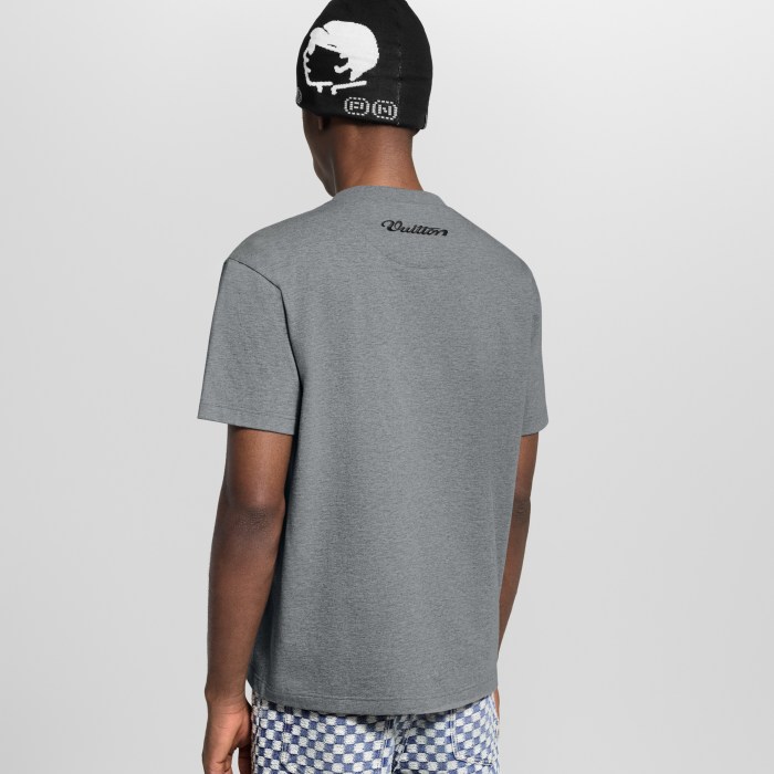 NIGO Louis Vuitton Men's Summer Fashion Casual Pattern Printed Embroidered Round Neck Short Sleeve T-Shirt #nigo78313