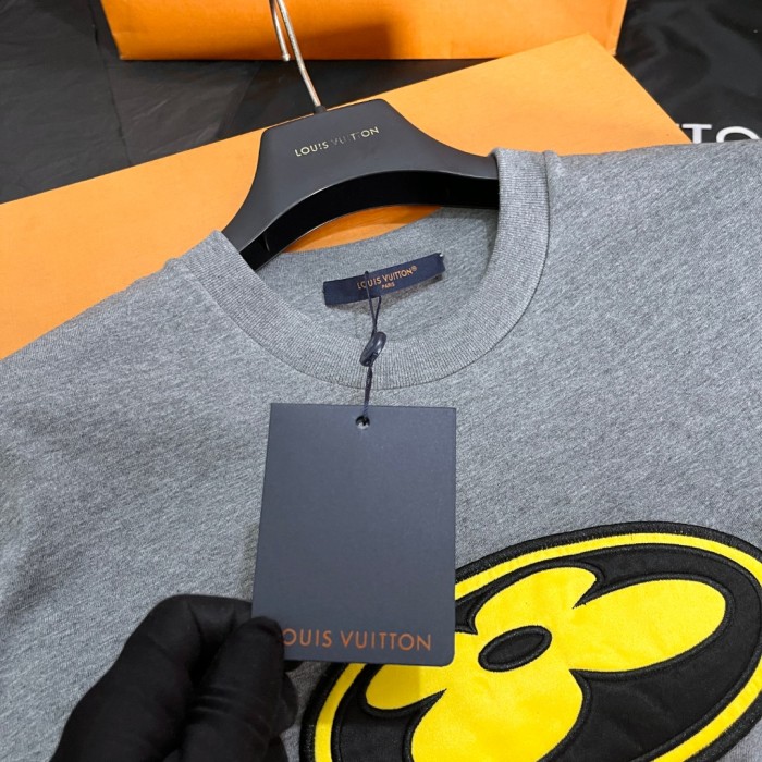 NIGO Louis Vuitton Men's Summer Fashion Casual Pattern Printed Embroidered Round Neck Short Sleeve T-Shirt #nigo78313