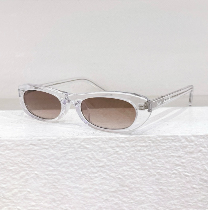 NIGO SAINT LAURENT Men's And Women's Fashion Classic Simple Oval Cat Eye Sunglasses Eyewear Accessories #nigo78293