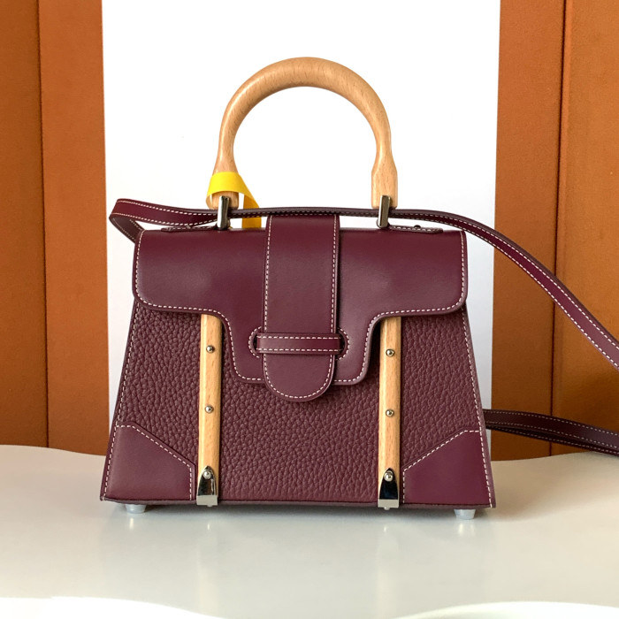 NIGO GOYARD Saigon Women's Fashion Classic Detachable Shoulder Strap Leather Mini Tote Bag Handbag Bags SAIGOBMINCG-03CL03P #nigo78294