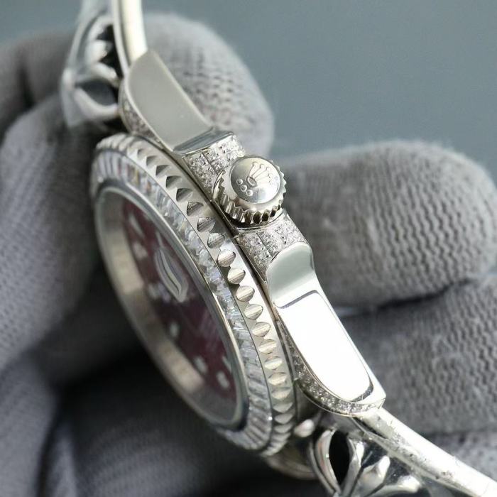 NIGO Rolex Men's Chrome Hearts Series Diamond-Set Watch With 316 Stainless Steel Case And Automatic Mechanical Movement  Accessories #nigo81469