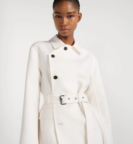 NIGO Dior Women's Spring/Autumn Silk-Blend Solid Color Belted Lapel Single-Breasted Slim-Fit Long-Sleeved Blazer Jacket Ngvp #nigo2271
