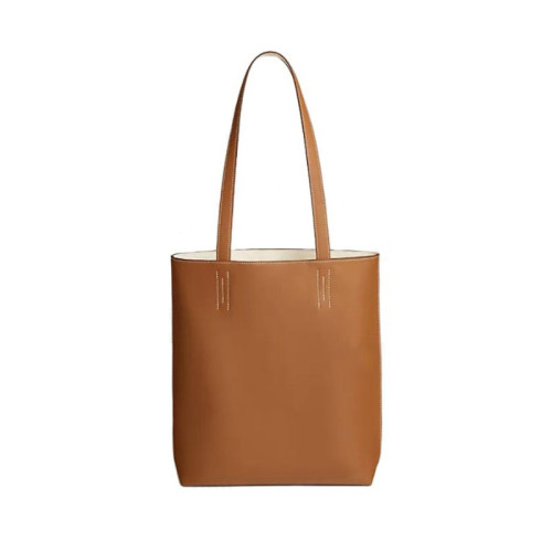 NIGO Hermes Women's Double Sensneo Calfskin Shoulder Bag Fashionable Color-Blocked Open Bag Double-Sided Tote Bag With Makeup Bag Bags Ngvp H086707CAAL #nigo2277