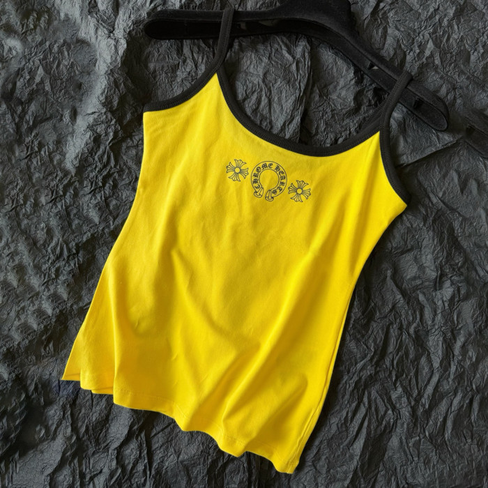 NIGO Chrome Hearts Women's Summer Fashion Casual Solid Color Logo Pattern Printed Pullover Tank Top Vest #nigo78336