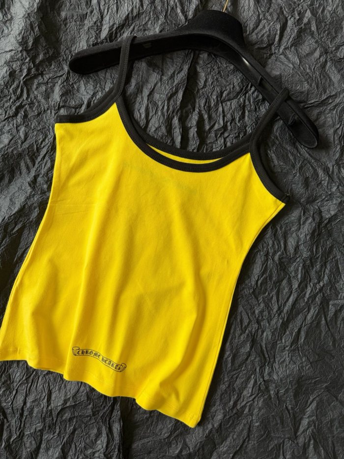 NIGO Chrome Hearts Women's Summer Fashion Casual Solid Color Logo Pattern Printed Pullover Tank Top Vest #nigo78336
