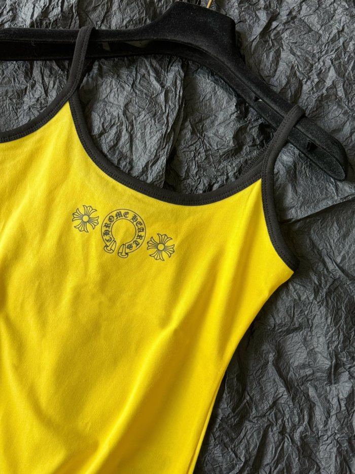NIGO Chrome Hearts Women's Summer Fashion Casual Solid Color Logo Pattern Printed Pullover Tank Top Vest #nigo78336
