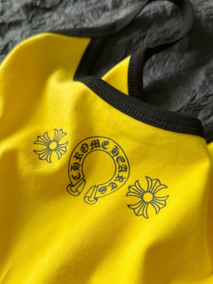 NIGO Chrome Hearts Women's Summer Fashion Casual Solid Color Logo Pattern Printed Pullover Tank Top Vest #nigo78336