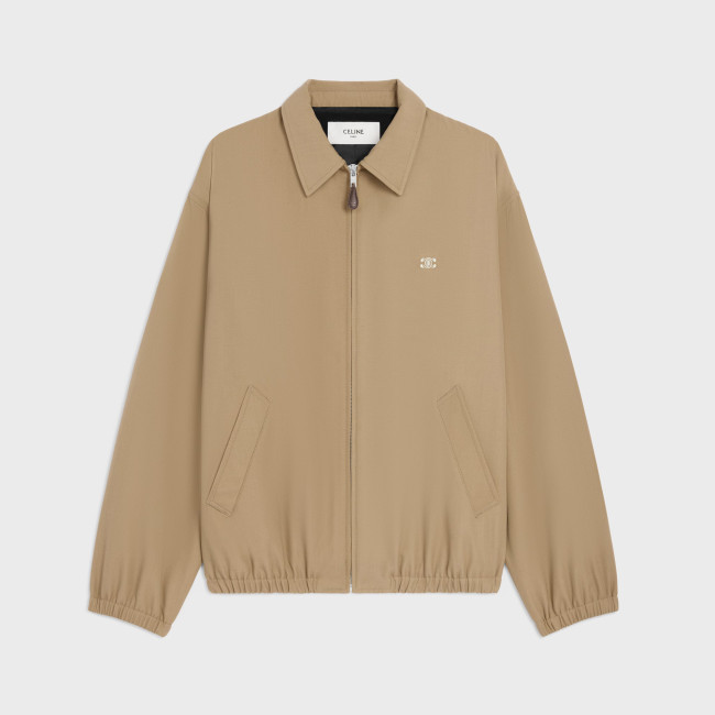NIGO Celine Men's And Women's Autumn/Winter Fashion Casual Solid Color Zipper Neck Embroidered Printed Jacket #nigo78347