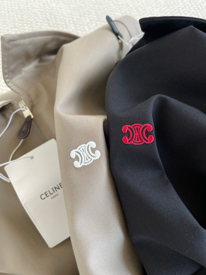 NIGO Celine Men's And Women's Autumn/Winter Fashion Casual Solid Color Zipper Neck Embroidered Printed Jacket #nigo78347