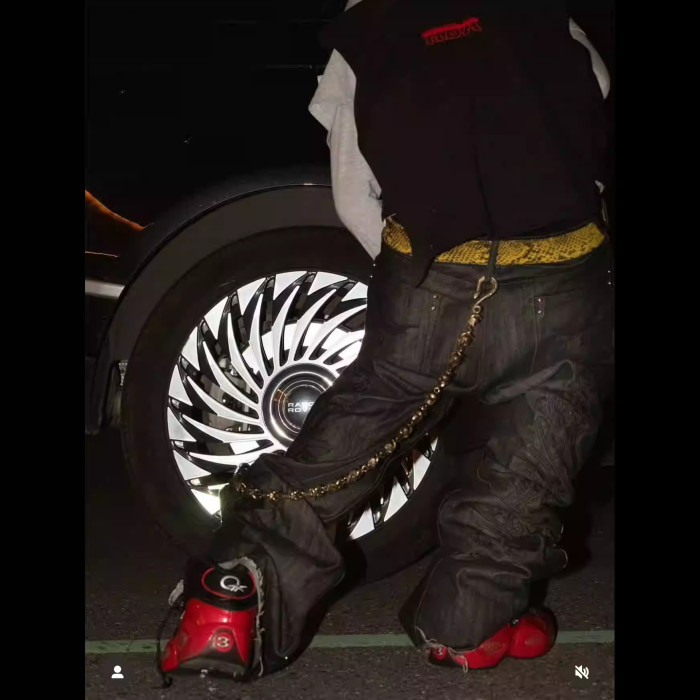 NIGO Luudan Metal Hormone Twisted Viper Cowhide Embossed Python Belt Hundreds Of Men's Fashion Trend Belt Ngvp #nigo2254