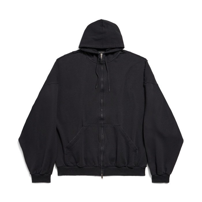 NIGO Balenciaga Men's Spring and Autumn Solid Color Alphabet Tape Print Hooded Zipper Long Sleeve Jacket #nigo76579
