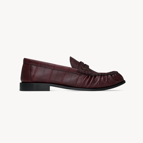 NIGO Saint Laurent Women's Autumn/Winter Fashion Casual Sheepskin Suede Round Toe Slip On Flat Loafers Casual Shoes #nigo78376