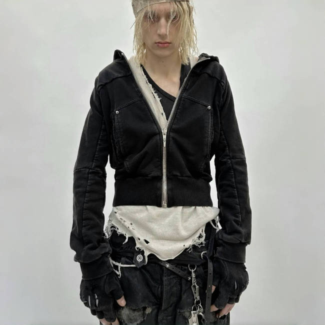 NIGO Shineluxury Studios Zipper Jacket Italian Terry Cotton Global Limited Fashion Trend High Street Short Hooded Sweatshirt Jacket Men's Fall And Winter Ngvp #nigo2256